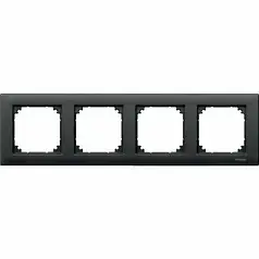 Рамка 4-постова Merten M-PLAN Антрацит MTN486414