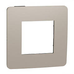 Рамка 1-постова, UNICA STUDIO COLOR пісочний/антрацит