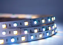 LED стрічка Mi-Light SMD5050 RGB+WW+CW 60шт/м 14.4W/m IP20 12V (RGB+CCT) MI-LED-RGBW60CCT1220, фото 3