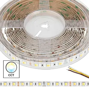 LED стрічка Mi-light SMD5050 60шт/м 12W/m IP20 24V (2700-6500K) 60P-IP20-2W White MI-LED-DW60CCT2420, фото 2