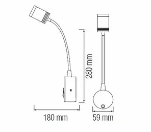 LED світильник Horoz TURNA 3W 4200K IP20 040-007-0003-010, фото 2