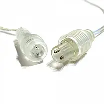 Вулична Led гірлянда Євросвітло STARLIGHT бахрома теплий/білий Flash 75LED 2х0,7м IP44 прозорий провід, фото 6