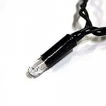 Вулична Led гірлянда Євросвітло STARLIGHT бахрома жовтий/білий Flash 75LED 2х0,7м IP44 чорний провід 000057265, фото 5