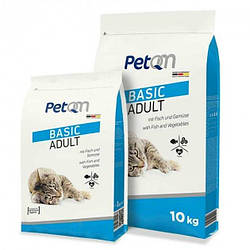 PetQM Cats Fish & Vegetables 10 kg сухий корм для котів з рибою та овочами