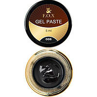 Гель-паста F.O.X Gel paste 006 чорний 5 мл