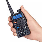 Рація Baofeng UV-5R + Подарунок Батарея для рації 3800 mAh / Тактична рація / Військова радіостанція, фото 5