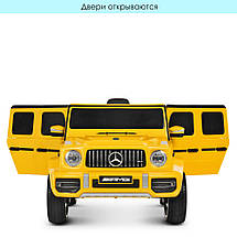 Дитячий електромобіль M 4214EBLR-6 одномісний з дахом Жовтий, фото 4