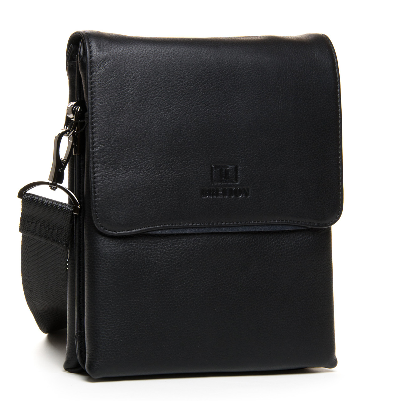 Сумка Чоловіча Планшет шкіра BRETTON 5308-3 black.Музькі сумки-планшети гуртом і в роздріб в Україні.
