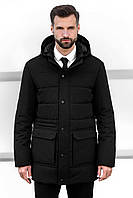 Мужская куртка черная зимняя Boston (арт. B-090)