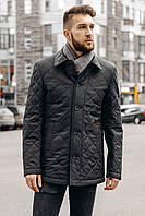 Мужская куртка черная осенняя Smart (арт. B-201)