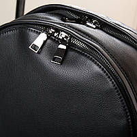 Рюкзак Міська шкіра BRETTON 2004-1 black.Музькі міські рюкзаки гуртом і в роздріб в Україні., фото 6