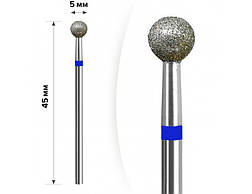 Фреза алмазна MART синій шар діаметр 5 мм
