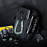 Тактична сумка підсумок RANGER чорна чохол для телефону, фото 2