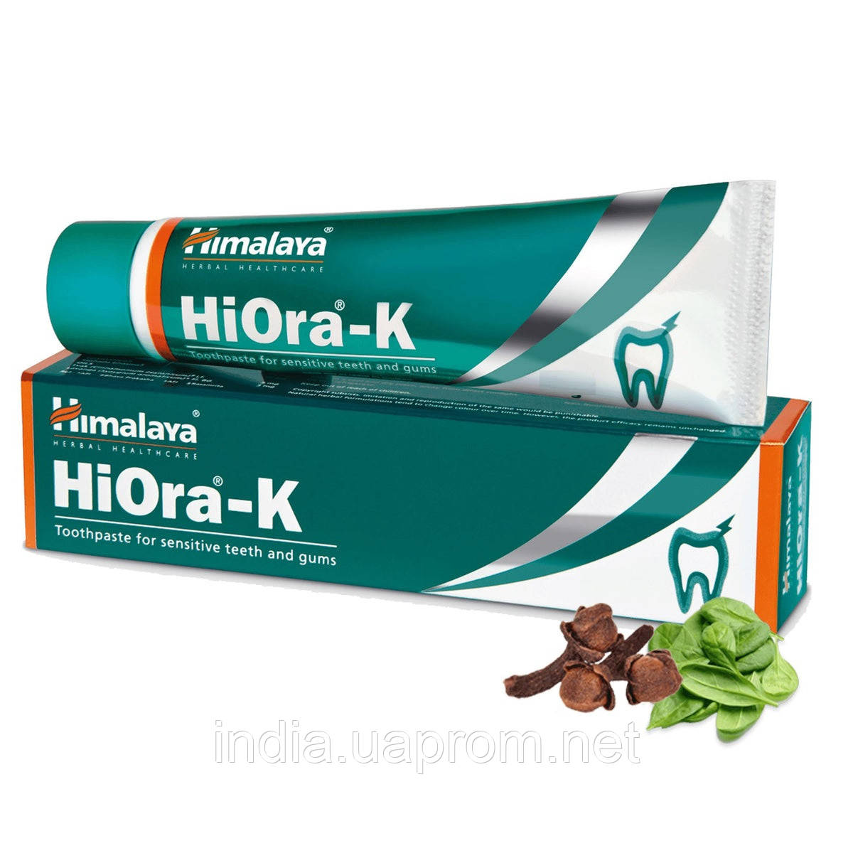 Зубна паста Хіора-К для чутливих зубів Хімалая 100г, Himalaya HiOra-K Toothpaste, Зубная паста Хималая