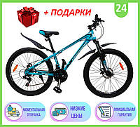 Спортивный горный ВЕЛОСИПЕД 24" 12" CROSSBIKE RACER 24" 12", Велосипед CROSSBIKE RACER 24" 12"