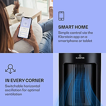 Мобільний кондиціонер охолоджувач повітря Klarstein IceWind Plus Smart, Німеччина, фото 2
