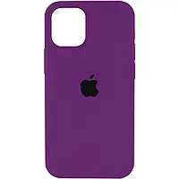 Оригинальный силиконовый чехол на Apple Iphone 12 Pro Max Purple