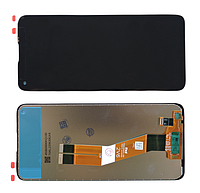 Дисплей Samsung A115 Galaxy A11 модуль в сборе с тачскрином, черный, Original PRC
