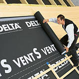 Покрівельна плівкова мембрана Dorken Delta Vent S 75 м2 150г/м2, фото 2