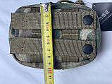 Сумкам підсумок тактичний для аксессуарів Molle Cordura 1050D Мультікам, фото 5