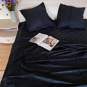 Натуральна постільна білизна страйп-сатин Туреччина, міцна тканина, блиск шовку та м’якість бавовни