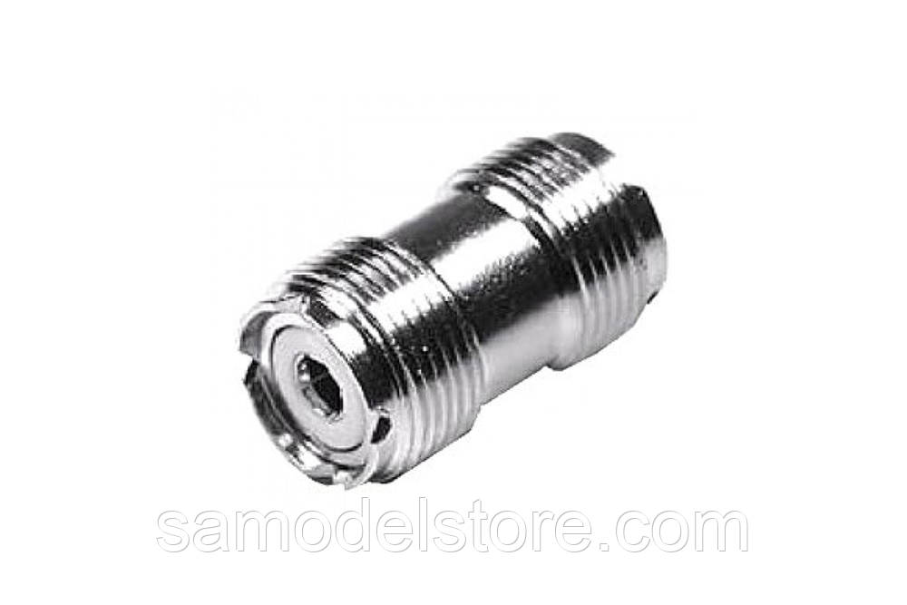 Купить Переходник гнездо UHF - гнездо UHF корпус металл, цена 27 ...