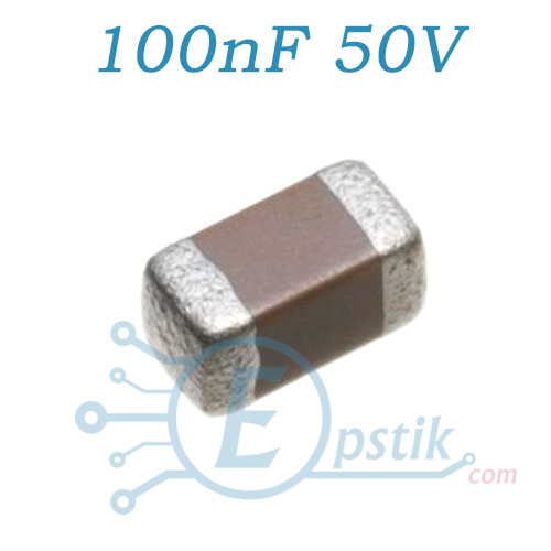 Конденсатор 100nF 50V ±20% 0603, фото 1