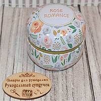 Бляшана Коробочка для дрібниць кругла (8,5*8 см)