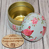 Бляшана Коробочка для дрібниць кругла (8,5*8 см), фото 2