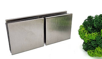 ODF-01-18-01 Кріплення для скла душової кабіни 180 градусів (через отвори), матове