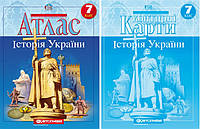 Атлас + Контурні карти Історія України 7 клас Картографія