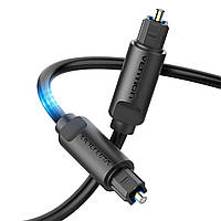 Аудио кабель Vention Оптический цифровой кабель Toslink, SPDIF, FIBER 3 м Черный BAEBI