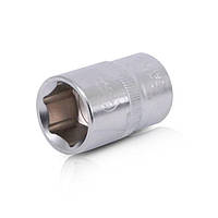 Головка шестигранна 1/2" 19мм * 38мм Хром - Ванадіум ET-0019 INTERTOOL