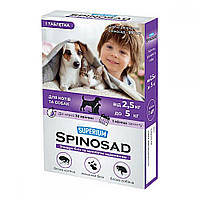 Spinosad таблетка от блох для кошек и собак Collar 2.5-5 кг