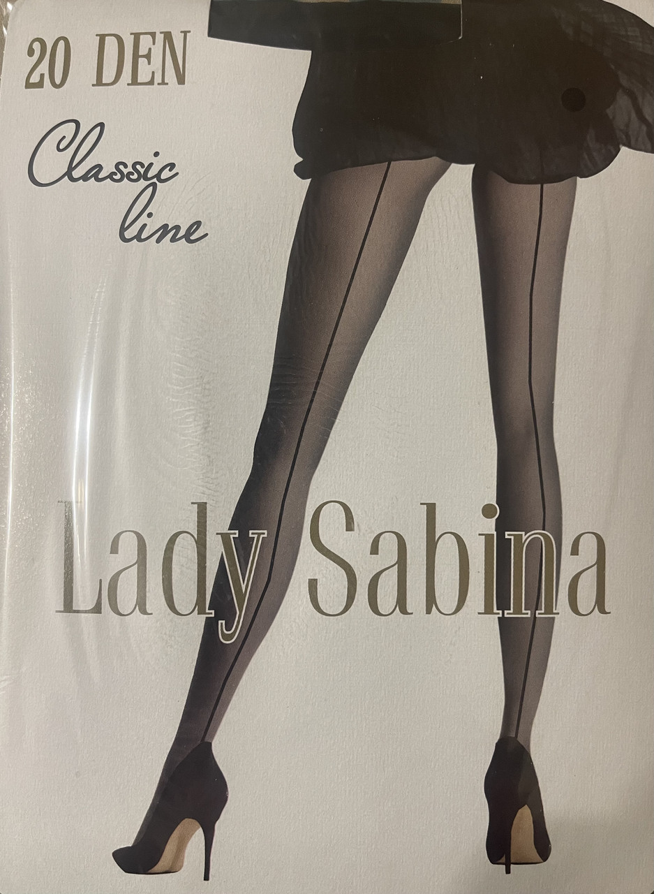 КОЛГОТИ ЗЗАДІ ЗІ ШВОМ 20 ДЕН, фото 1