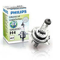 Галогенная лампа PHILIPS LongLife EcoVision H4 12V