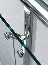 Стійка кріплення для скляного огорожі