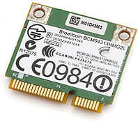 Wi-fi модуль HalfSize Mini pcie Broadcom bcm94313hmg2l , BRCM1050 802.11 b,g, 150Mbps