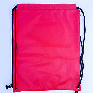 Рюкзак для змінного взуття червоний, фото 2