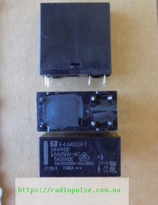 Реле F4AK024T ( HF42F-024-2HS , ALA2PF24 , G5PA-2-24V , OSA-SS-224DME ...