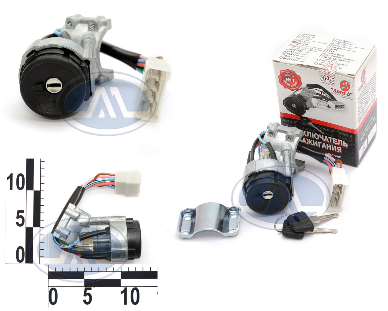 Замок Зажигания ВАЗ-2110 Лого-Д Н.о. (с Защитой Стартера) — Купить ...