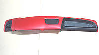Накладка на торпеду ВАЗ-21083, 2109, 21099 высокая панель красная