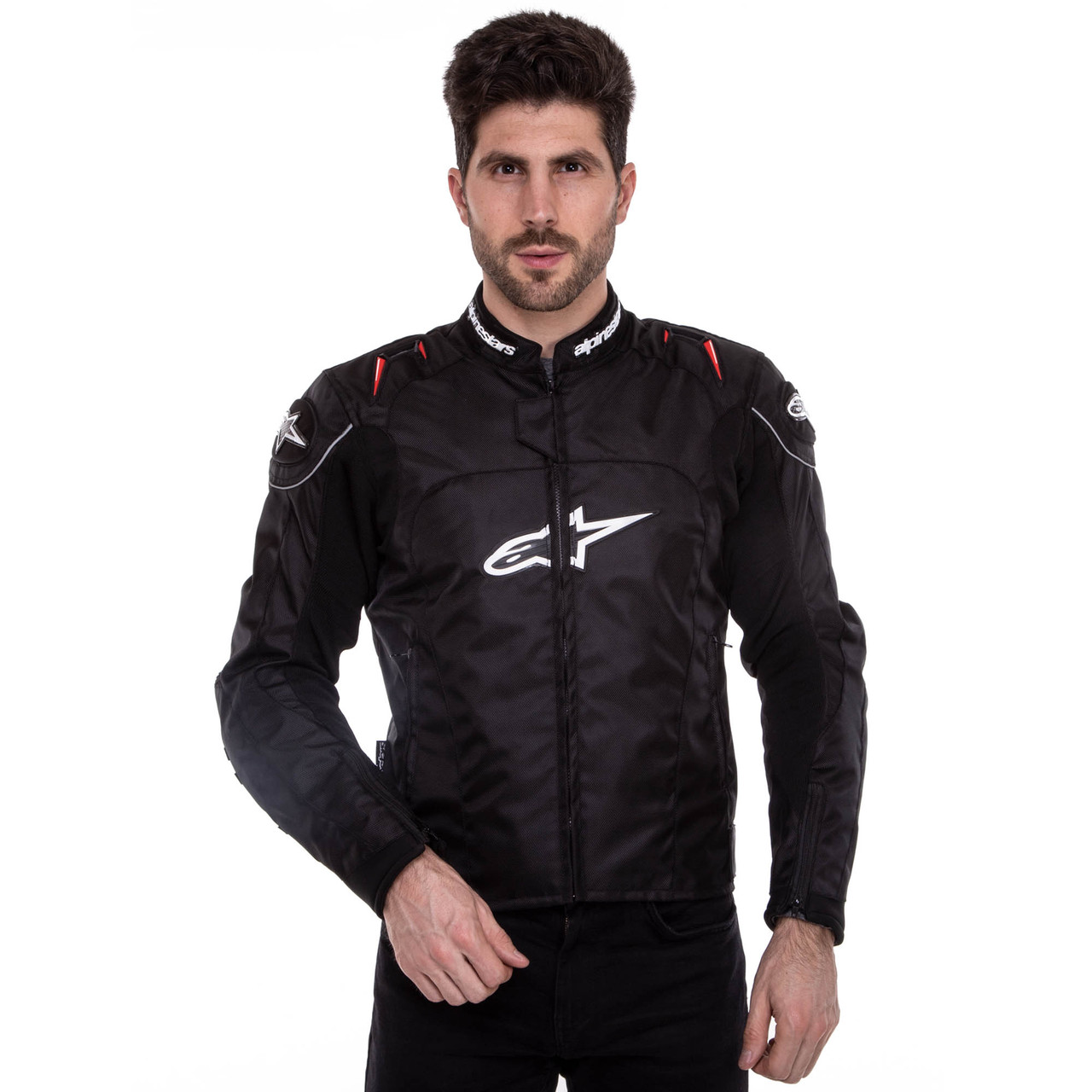 Уценка! Мотокуртка з захистом і аеродинамічним горбом Alpinestars MS-1219-G L