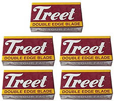 Леза Treet Carbon Steel Double Edge Razor Blades 50 шт