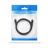 Відеокабель Vention HDMI 2.1 8K/60Гц 4K/120Гц 48 Гбіт/с HDR Dolby Vision HDR10 1 м Чорний AANBF, фото 3