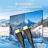 Відеокабель Vention HDMI 2.1 8K/60Гц 4K/120Гц 48 Гбіт/с HDR Dolby Vision HDR10 1 м Чорний AANBF, фото 8