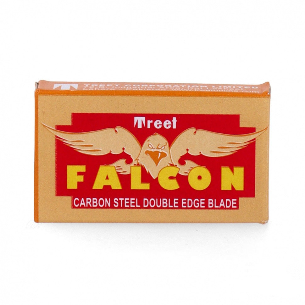 Леза Treet Falcon Carbon Steel Razor Blades  10 шт