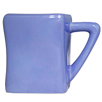 Чашка средняя "Голубой куб" | 460мл | Фарфор | SNT