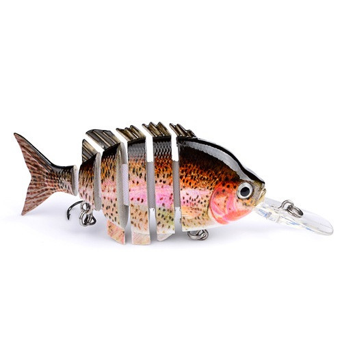 Воблер Swimbait карась на щуку Складаний секційний свімбейт 100mm/14g