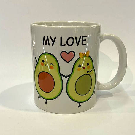 Чашка з принтом "MY LOVE" від KLik Print 7trav, фото 1